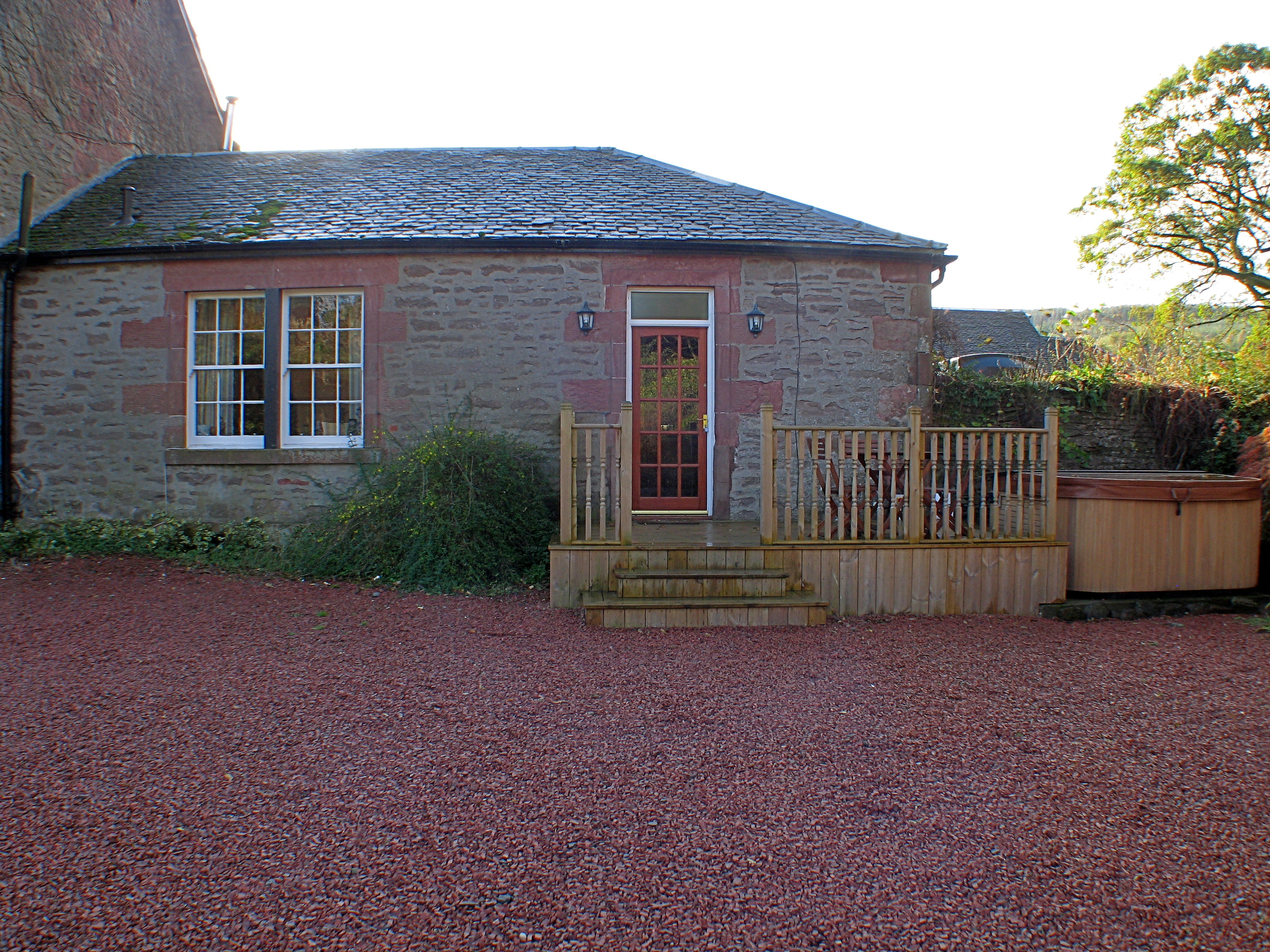 Main entrance to rose cottage